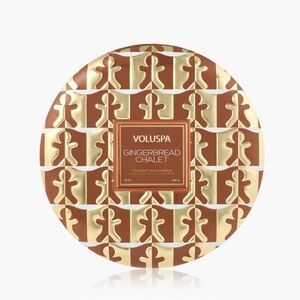 VOLUSPA GINGERBREAD CHALET
3 Wick Tin Candle
Burn time: 40+ Hours
new